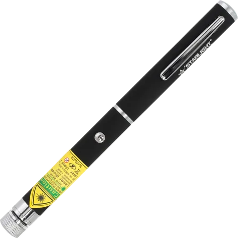 Green laserpointer with patterns SL-X2 photographed at an angle from above