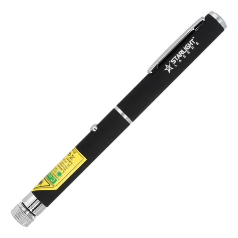 Green laserpointer with patterns SL-X2 seen from the side