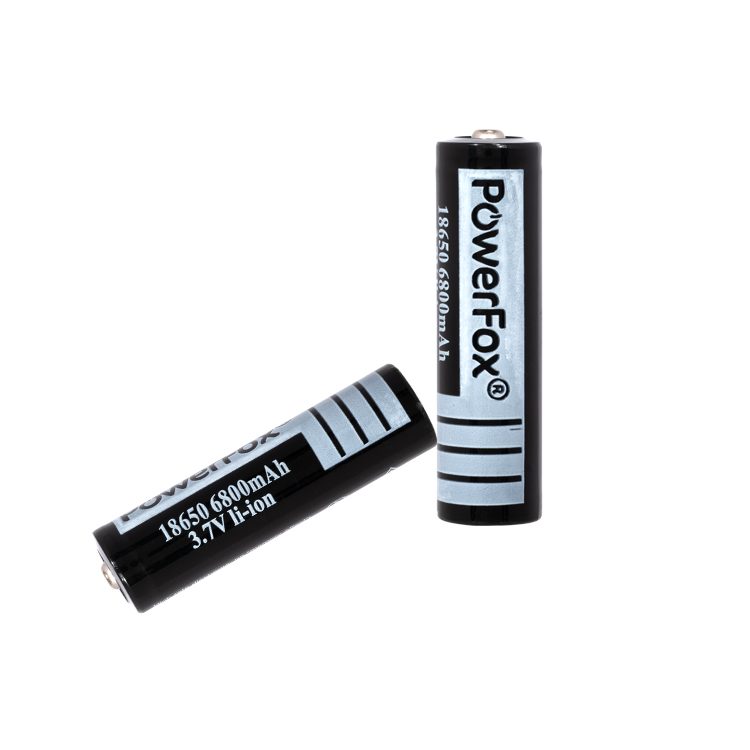 PowerFox 2x 18650 batterijen – product photo