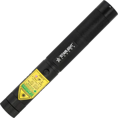 Pro green laserpointer SL-G1 photographed at an angle from above