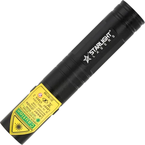 Pro green laserpointer SL-G2 photographed at an angle from above