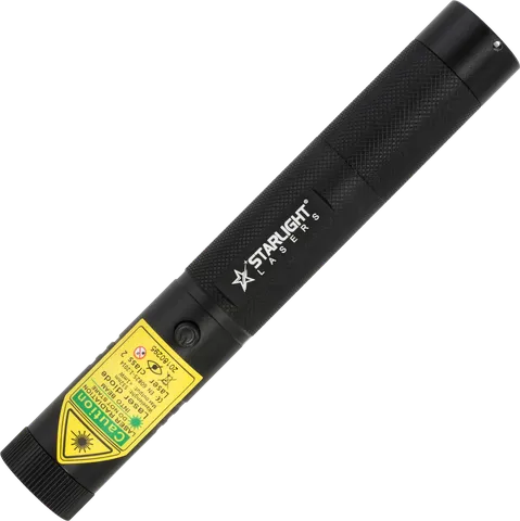 Pro green laserpointer SL-G3 photographed at an angle from above