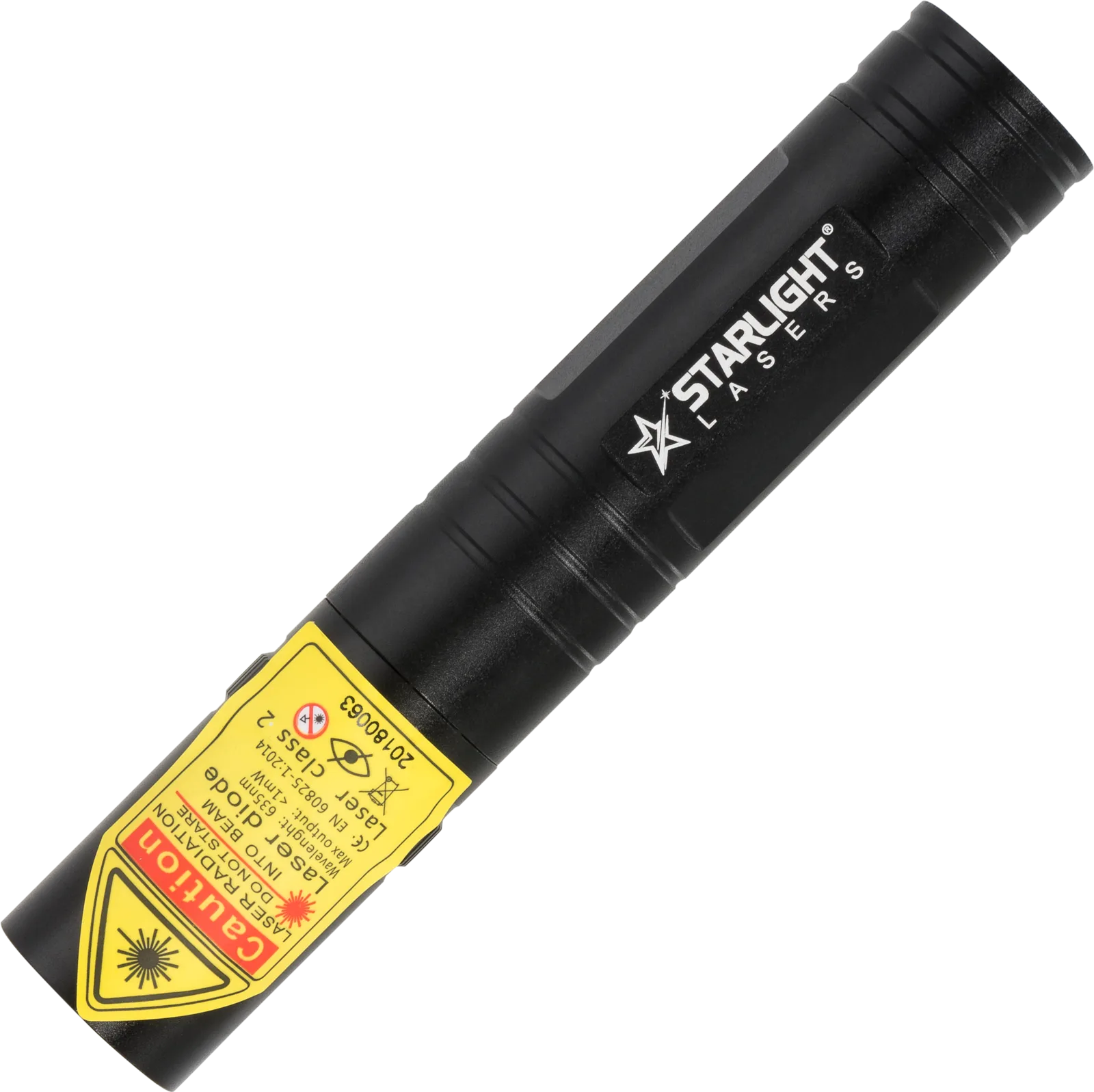 Pro red laserpointer SL-R2 photographed at an angle from above