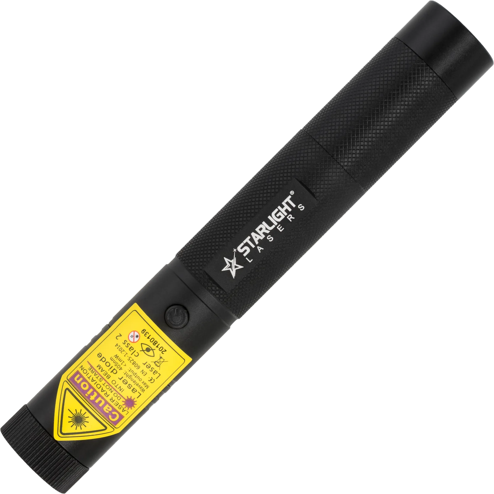 Pro violet laserpointer SL-V1 photographed at an angle from above