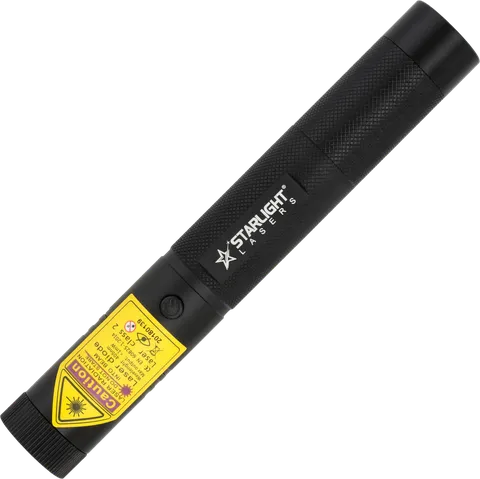 Pro violet laserpointer SL-V1 photographed at an angle from above